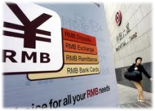 RMB tradeing in China